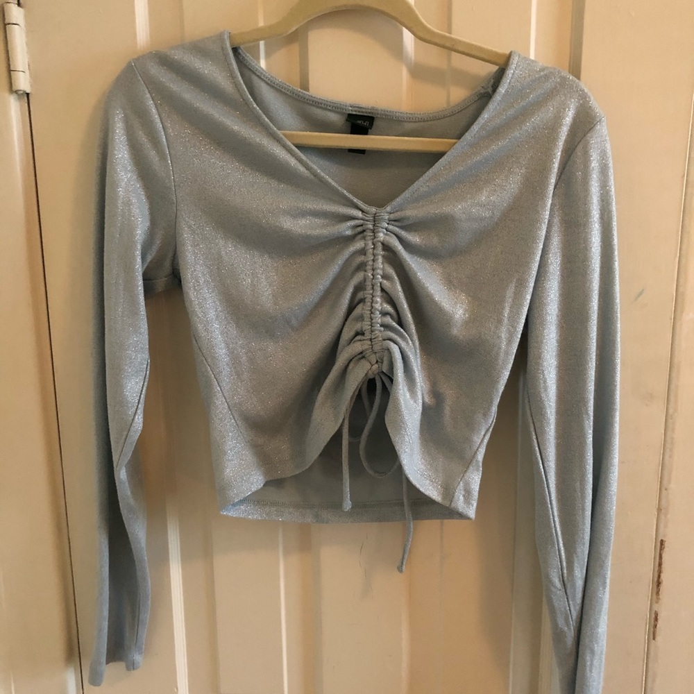 Wild Fable Long Sleeve Crop Top